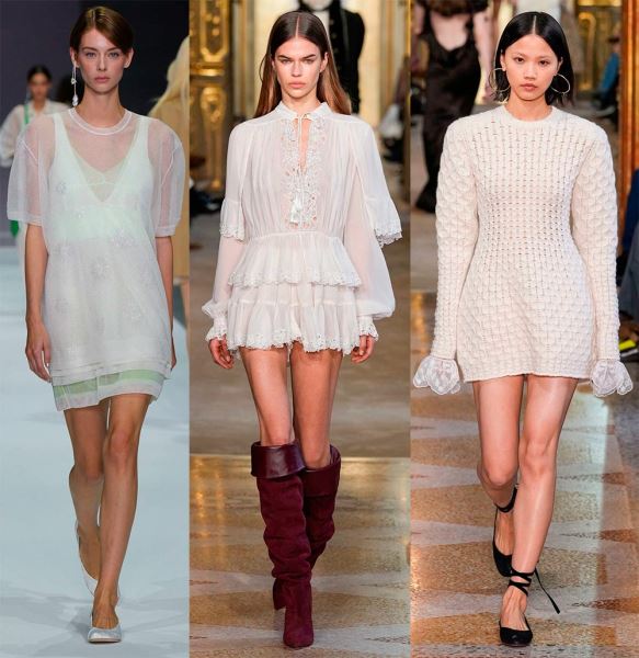 Модные белые платья: элегантные и нарядные модели